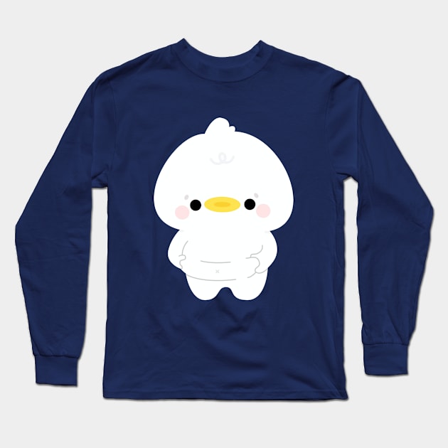 Chonky duck Long Sleeve T-Shirt by theladyernestember